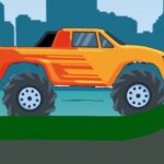 Gry 2D Monster Truck Hill Driving